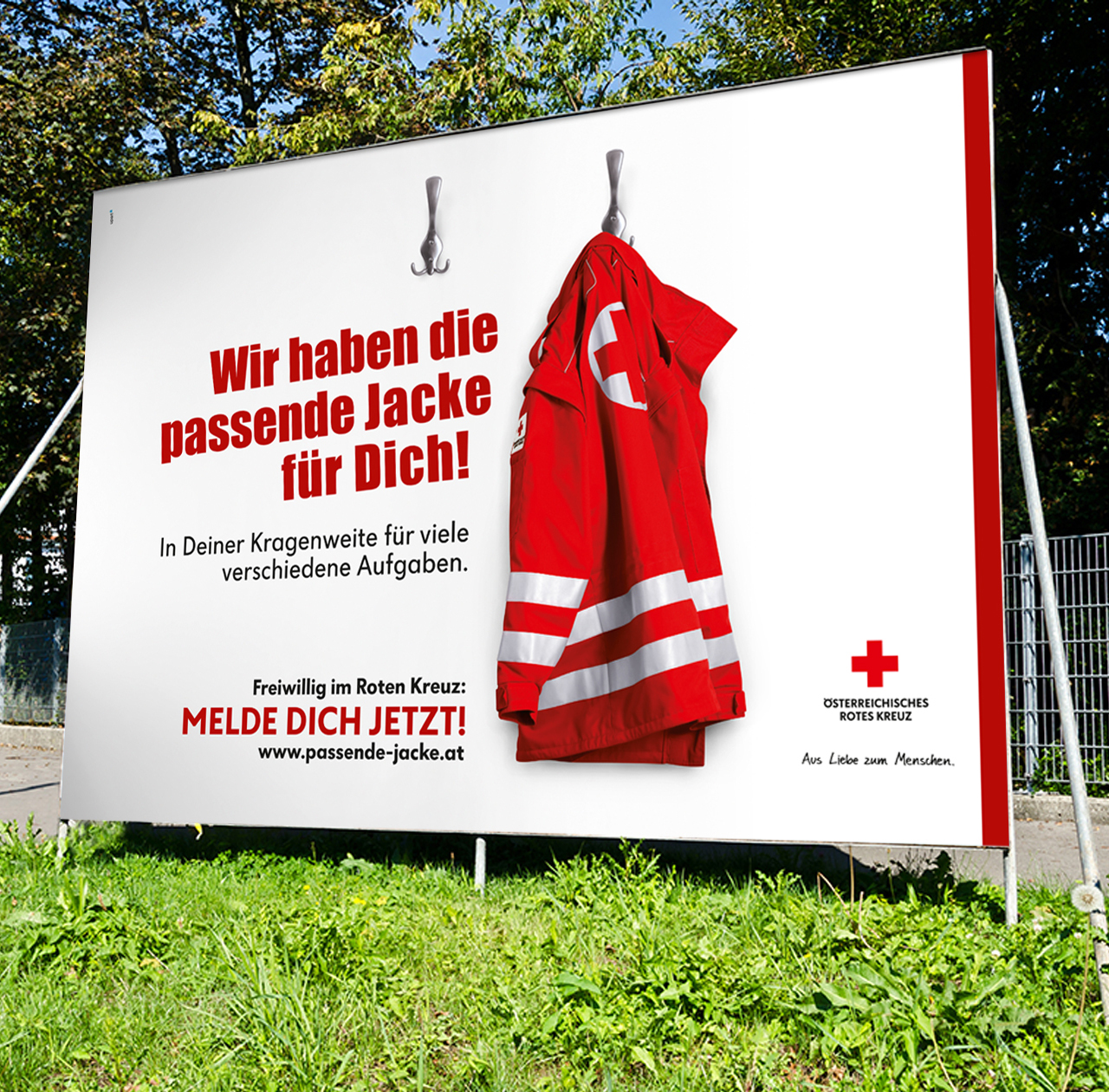 upart Referenz für das Österreichische Rote Kreuz - Kampagne